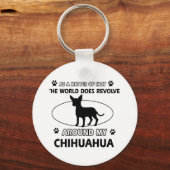 Chihuahua-Design Schlüsselanhänger (Vorderseite)