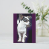 Chihuahua Dex Postkarte (Stehend Vorderseite)
