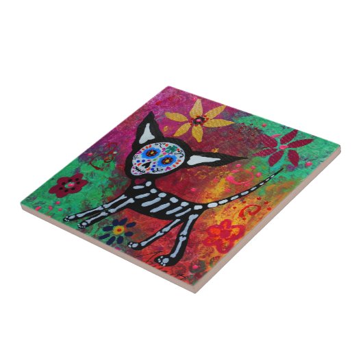 CHIHUAHUA DIA DE LOS MUERTOS TILE FLIESE (Seite)