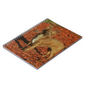 Chihuahua, die Kamera betrachten Notizblock (Linke Seite)