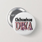 Chihuahua DIVA Button (Vorne & Hinten)