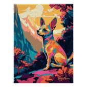 Chihuahua Dog 003 - Bruno Pokopen Poster (Vorderseite)