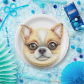 Chihuahua Dog 3D Inspiriert Pappteller (Party)