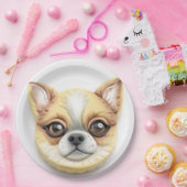 Chihuahua Dog 3D Inspiriert Pappteller (Party)