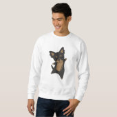Chihuahua Dog Animal Friends Funny Chiwawa Sweatshirt (Vorne ganz)
