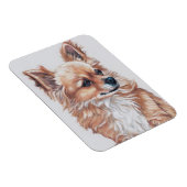 Chihuahua Dog Art Magnet (Rechte Seite)