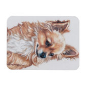 Chihuahua Dog Art Magnet (Horizontal)