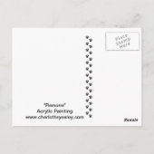 Chihuahua Dog Art Postcard Postkarte (Rückseite)