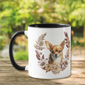 Chihuahua Dog Autumn Wreath Tasse