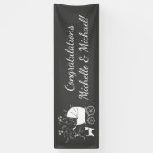 Chihuahua Dog Baby Duwer Gender Neutral Banner (Vertikal)