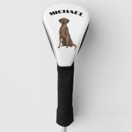 Chihuahua Dog Black Personal Golf Headcover