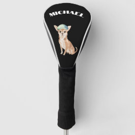 Chihuahua Dog Black Personal Golf Headcover