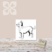 Chihuahua Dog Breed Gummistempel