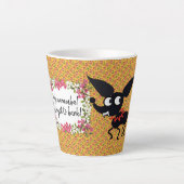 CHIHUAHUA DOG CARAMBA MEXICAN CARTOON Latte Tasse (Vorderseite)