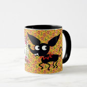 CHIHUAHUA DOG CARAMBA MEXICAN CARTOON Tasse (VorderseiteRechts)