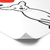 Chihuahua Dog Cartoon Poster (Ecke)