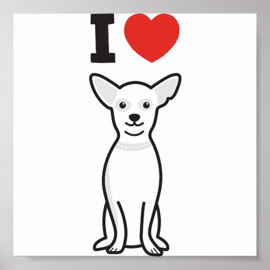 Chihuahua Dog Cartoon Poster (Vorne)