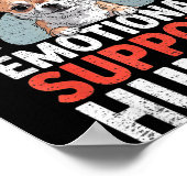 Chihuahua Dog Emotional Suprt Human Poster (Ecke)