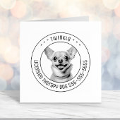 Chihuahua Dog Foto Permastempel