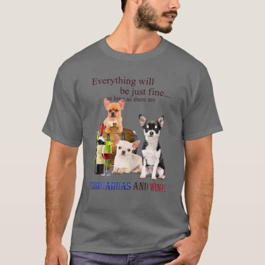 Chihuahua Dog Funny Retro Style Geschenke Großarti T-Shirt (Vorderseite)
