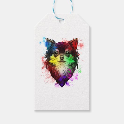 Chihuahua Dog Geschenkanhänger (Vorderseite)