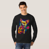 Chihuahua Dog Guitar T-Shirt (Vorne ganz)