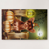 Chihuahua Dog Halloween Jigsaw Puzzle (Horizontal)