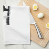 Chihuahua Dog � Halloween Moon Silhouette Classic  Geschirrtuch (Viertel Falte)