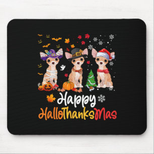 Chihuahua Dog Halloween Weihnachtsgeschenk Mousepad