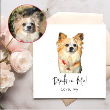 Chihuahua Dog Hand Zeichne Personalisierte Napkins