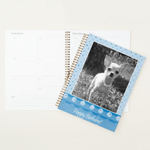 Chihuahua Dog Happy Birthday Planer