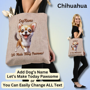 Chihuahua - Dog hinzufügen, Text ändern Tasche