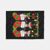 Chihuahua Dog In Christmas Socks Funny Pet Dog Lov Fleecedecke (Vorderseite (Horizontal))