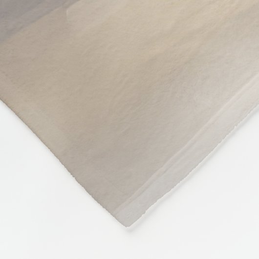 Chihuahua Dog in Schnee Weihnachten Fleecedecke (Ecke)