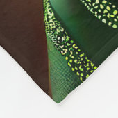 Chihuahua Dog in St. Patrick's Day Dress Fleecedecke (Ecke)