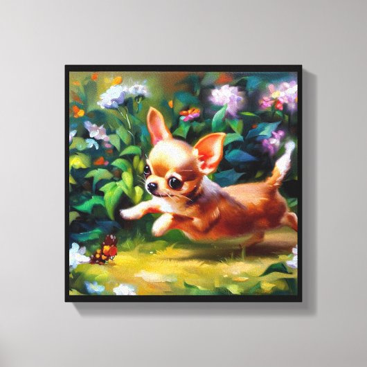 Chihuahua Dog Leinwanddruck (Vorderseite)