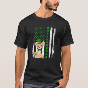 Chihuahua Dog Lover St Patrick's Day Welpenkostüm T-Shirt