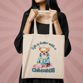 Chihuahua Dog-Lover Tote Bag Tragetasche