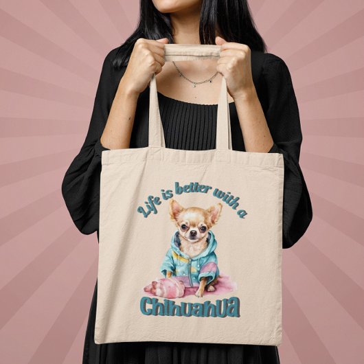 Chihuahua Dog-Lover Tote Bag Tragetasche
