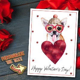 Chihuahua Dog Lover Valentine Geschenk Feiertagskarte