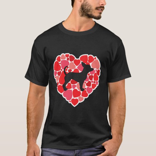 Chihuahua Dog Lovers Valentine_s Day Chihuahua T-Shirt (Vorderseite)