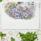 Chihuahua Dog Mama Floral Geschirrtuch (Gefaltet)