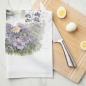 Chihuahua Dog Mama Floral Geschirrtuch (Viertel Falte)