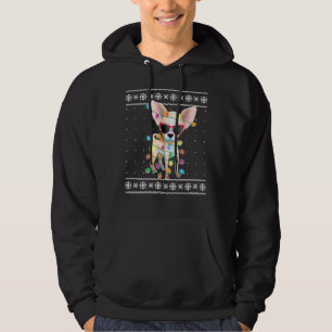 Chihuahua Dog Mama Frauen Weihnachten hässlich Swe Hoodie