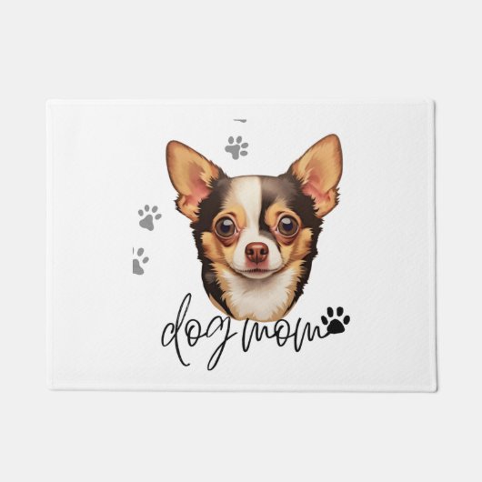 Chihuahua Dog Mama Fußmatte (Vorderseite)