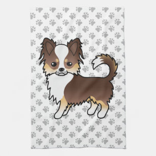 Chihuahua Dog & Paws Geschirrtuch