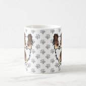 Chihuahua Dog & Paws Kaffeetasse (Mittel)
