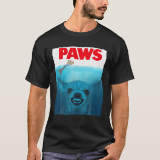 Chihuahua Dog Paws Niedlich Movie Poster Pater Fun T-Shirt