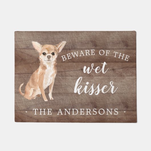 Chihuahua Dog Personalisiert Door Mat Fußmatte (Vorderseite)