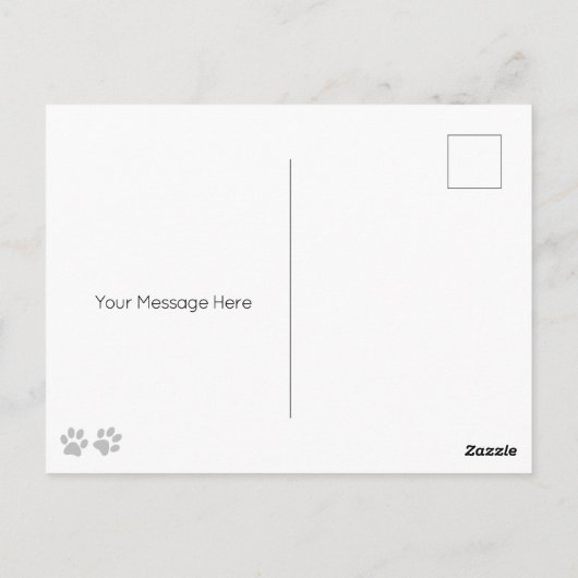 Chihuahua Dog Personalisiert Happy Birthday Postkarte (Rückseite)